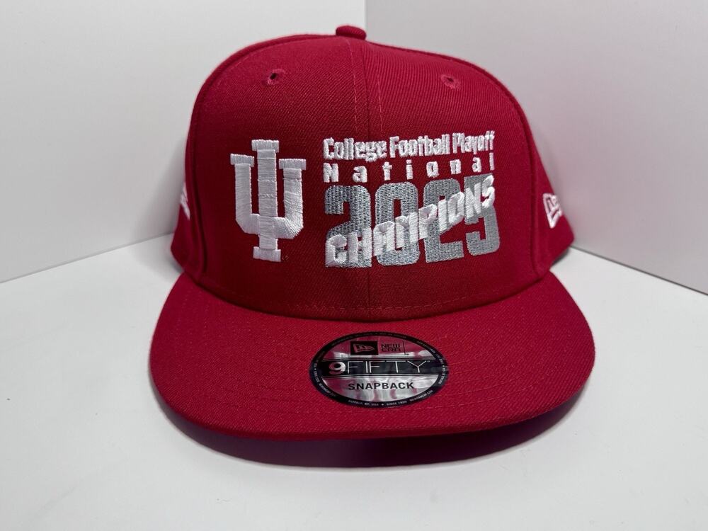 New Era Indiana Hoosiers College Football 2025 National Champions 9Fifty Hat Cap